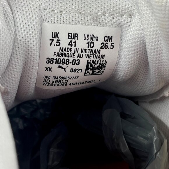 Puma Womens Slip-On Sneakers White/Red/Pink Size 10 - Picture 5 of 10